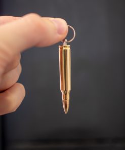 Alternative view of .223 Remington (5.56mm NATO) Patrone als Anhänger mit Vollmantel Geschoss Tombak