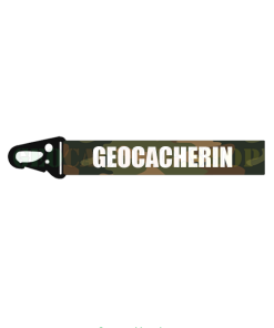 Alternative view of Schlüsselanhänger Karabiner <b>GEOCACHERIN</b>