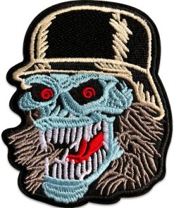 Zombie-Totenkopf – Bügelbild